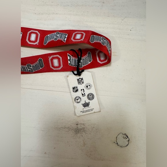 NWT Ohio State Buckeyes Neutral Lanyard - Picture 2 of 3